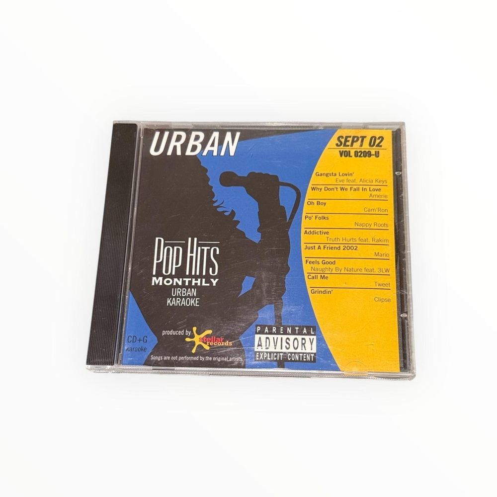2002 Pop Hits Monthly Urban Karaoke CD+G 0209-U R&B Hip Hop El Records